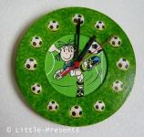 Wanduhr Fussball 