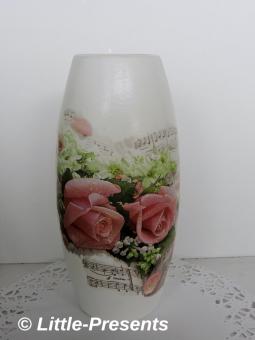 Blumenvase romantische Rosen 