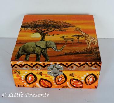 Schmuckbox, Geschenkbox Elefanten 