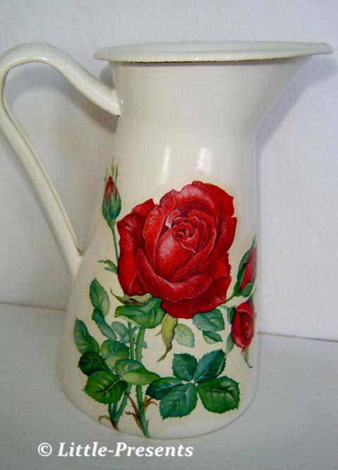 Kanne rote Rosen 