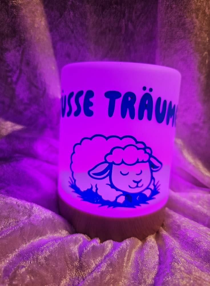 LED Nachtlicht mit Farbwechsel, Motiv blau – Bild 3