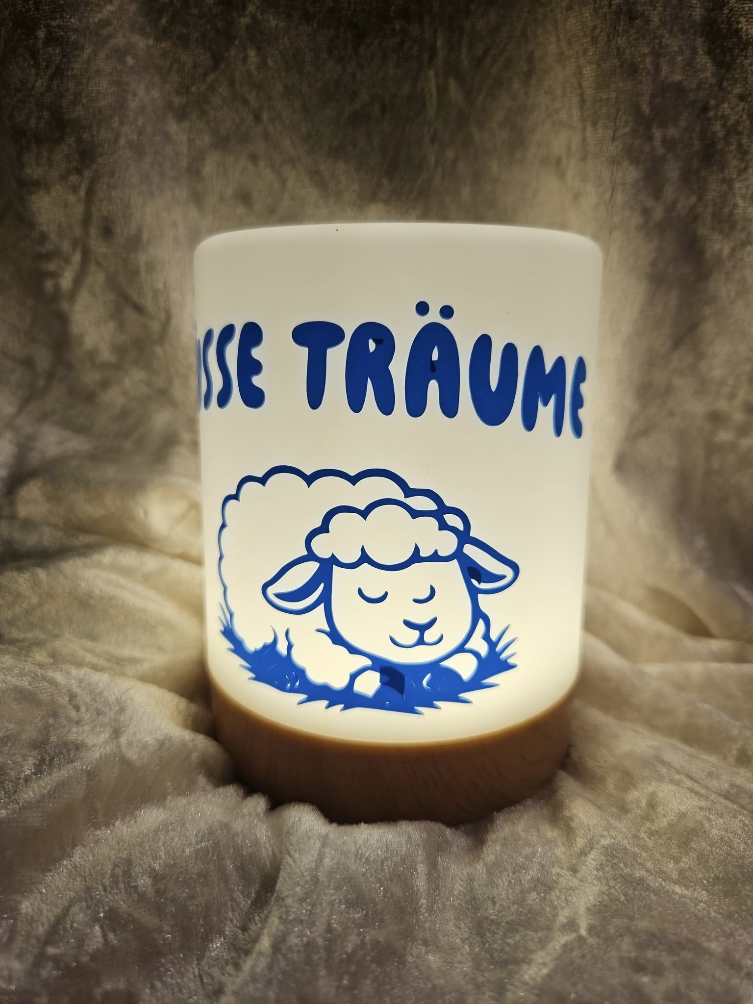 LED Nachtlicht mit Farbwechsel, Motiv blau