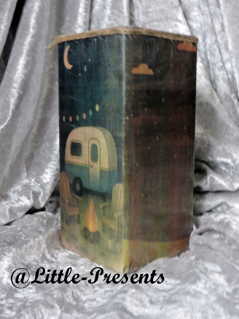 Lampe - Motiv Camping, eigenes Design – Bild 4