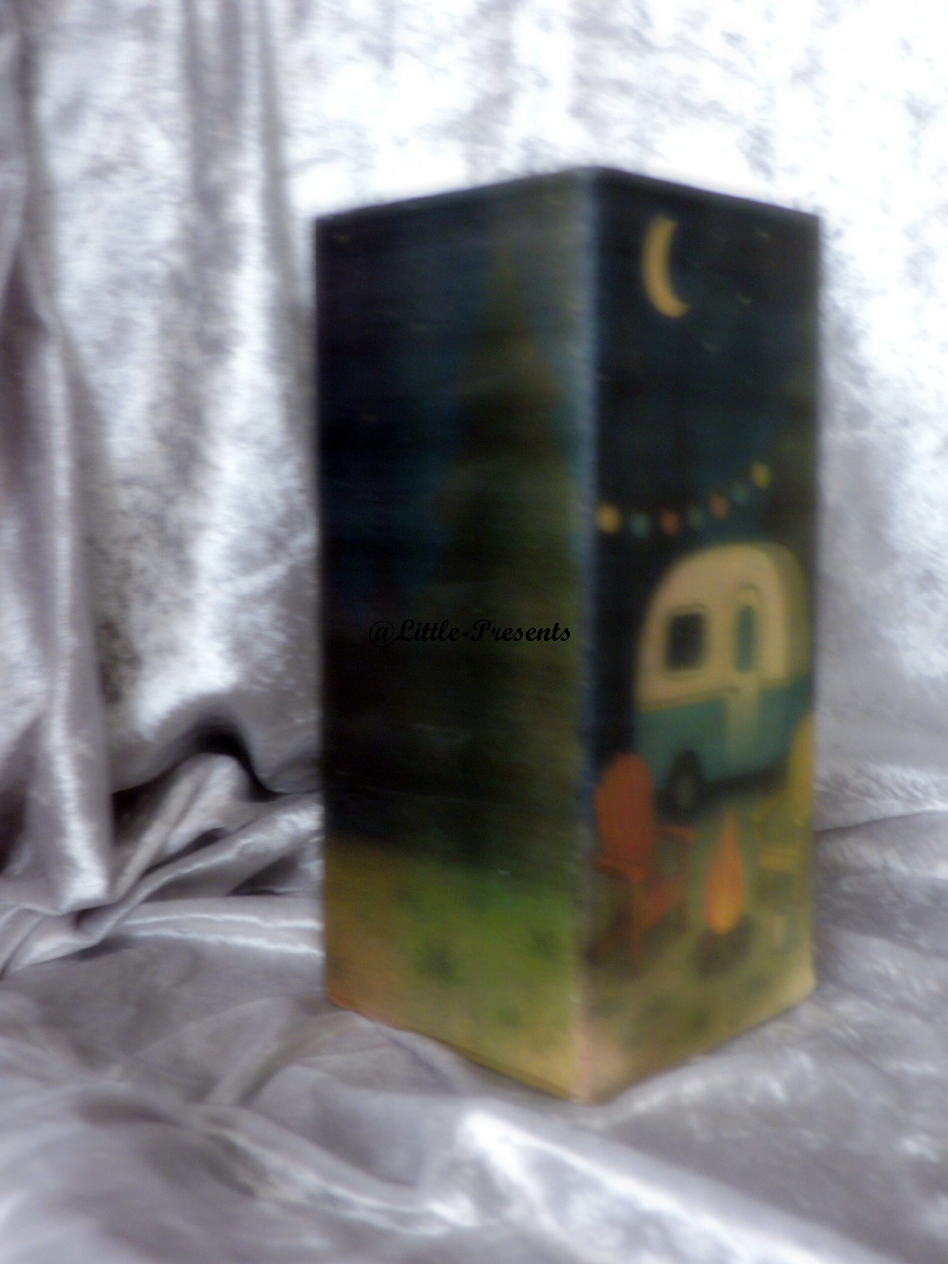 Lampe - Motiv Camping, eigenes Design – Bild 2