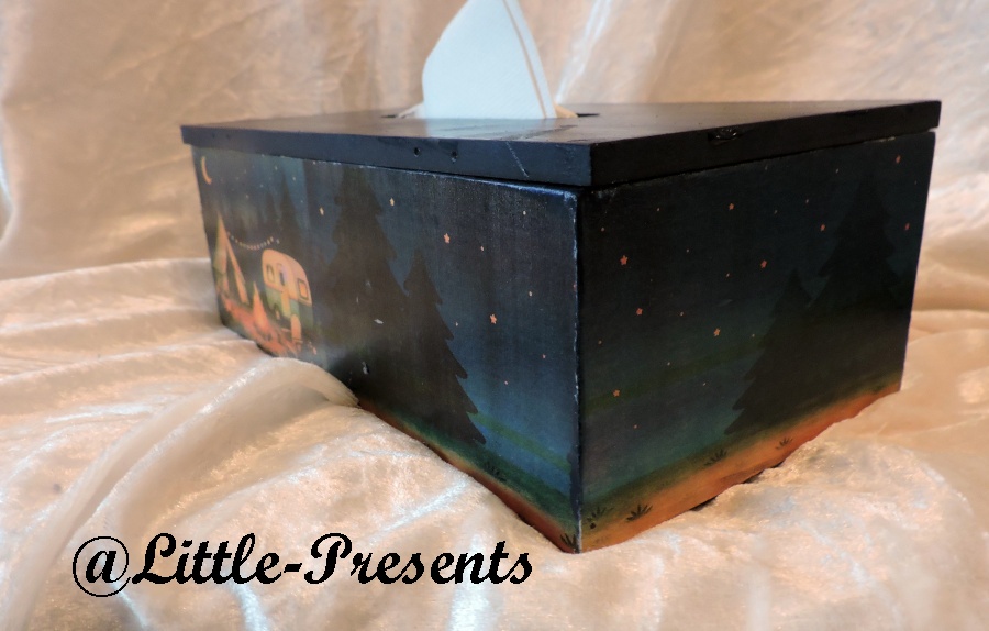 Tücherbox Camping – Handgemacht im Little-Presents Design – Bild 2