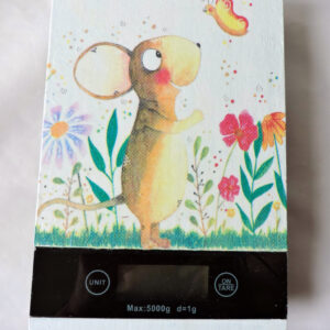 Digitale Küchenwaage – Maus-Motiv von Herzensbilder.at