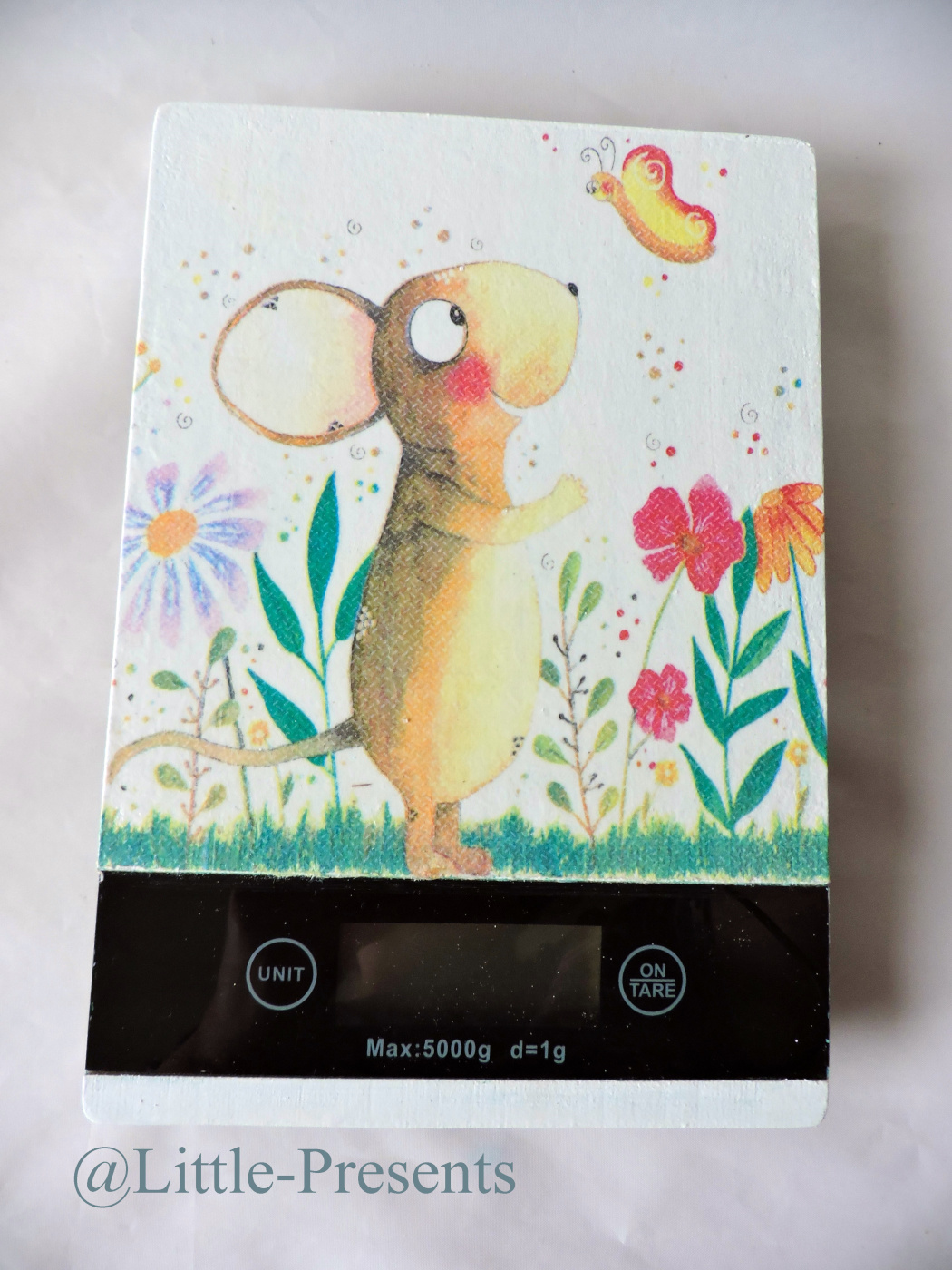 Digitale Küchenwaage – Maus-Motiv von Herzensbilder.at