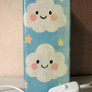 Kinderlampe - freundliche Wölkchen