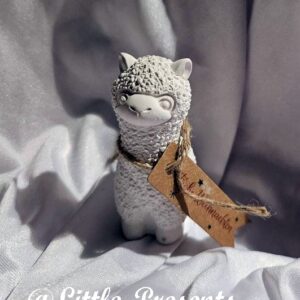 Alpaka Figur Keramik – handgefertigte Geschenkidee