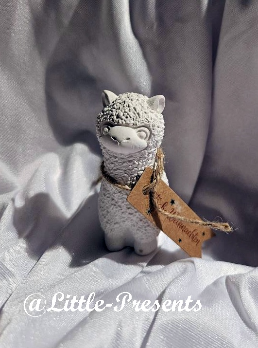 Alpaka Figur Keramik – handgefertigte Geschenkidee