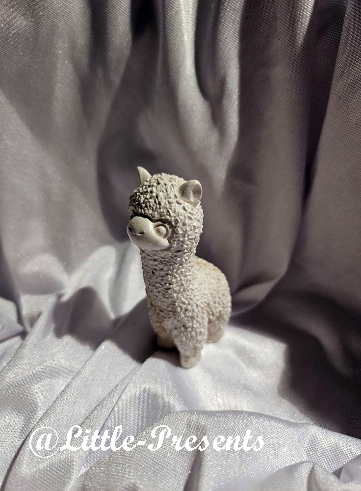 Alpaka Figur Keramik – handgefertigte Geschenkidee – Bild 3