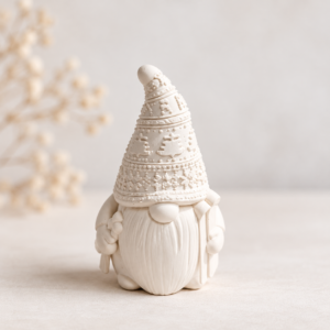 Keramik Wichtel – handgemachtes Unikat & liebevolle Winterdeko